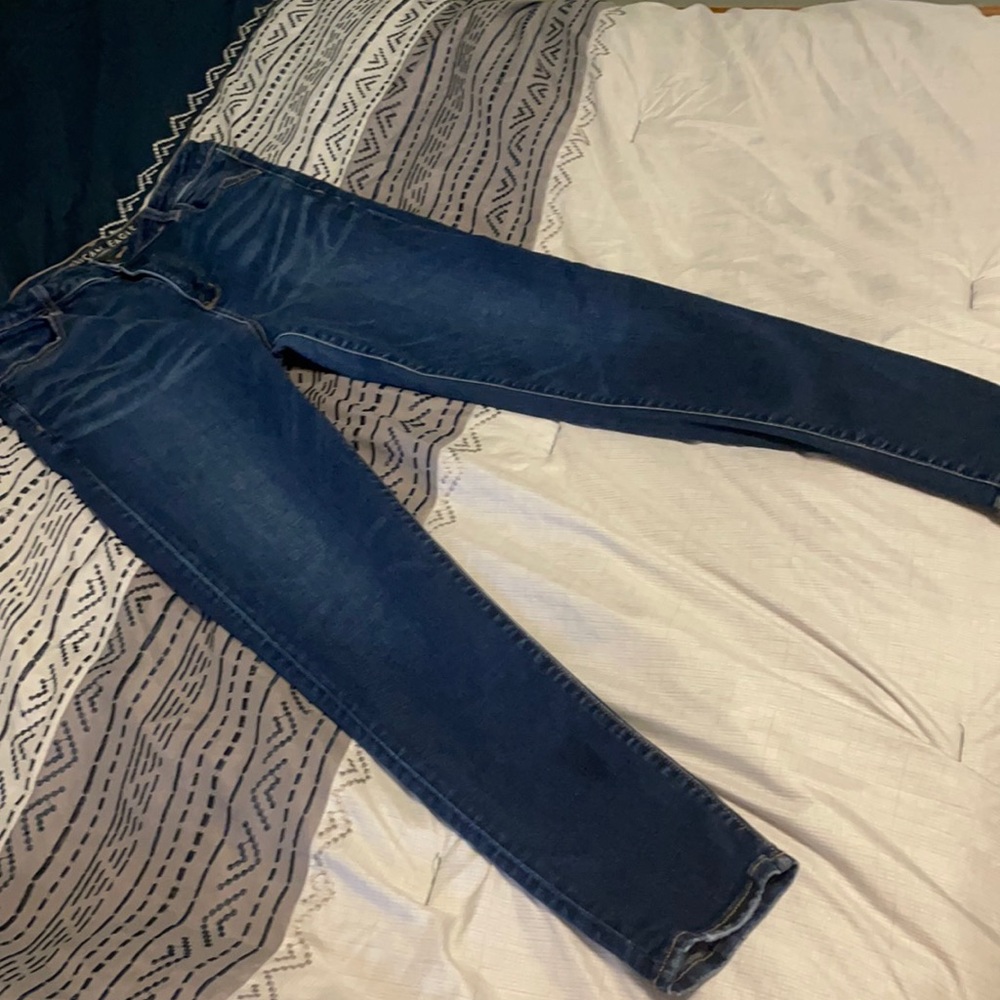 American eagle hi rise dark wash jeggings!